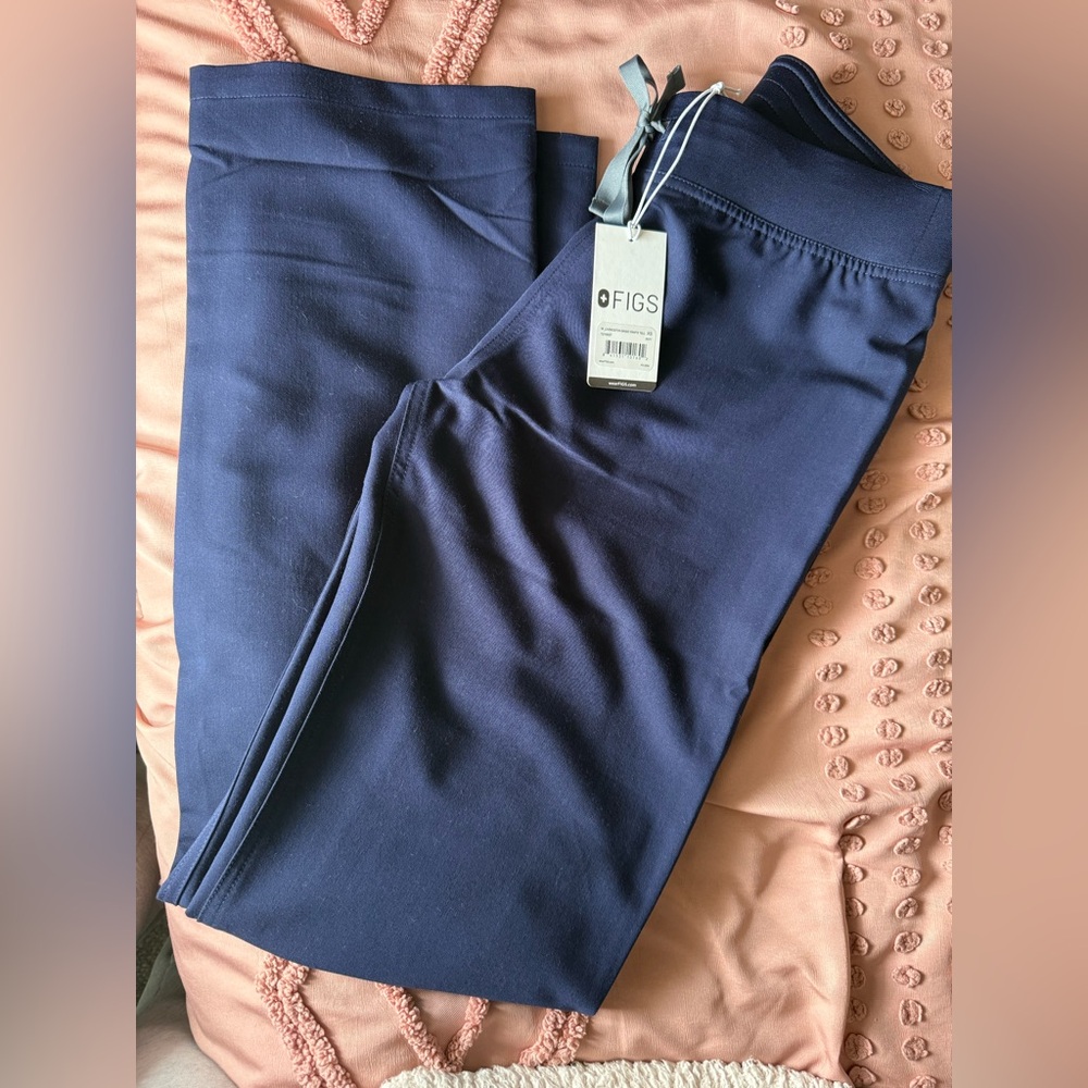 Figs Navy Blue Scrub Pants